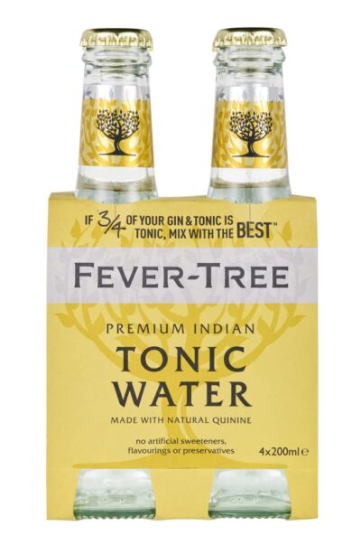 Fever-Tree Premium Indian Tonic Water, 6.8 Fl Oz (pack of 4)