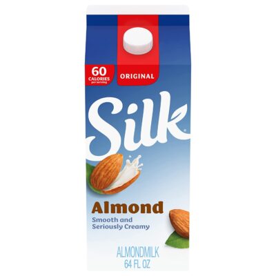 Silk Almond Milk, Original, Dairy Free, Gluten Free, Seriously Creamy Vegan Milk