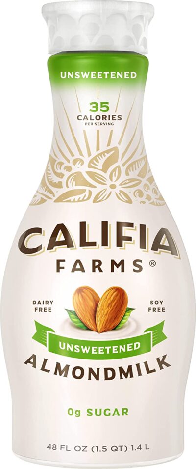 Califia Farms - Unsweetened Almond Milk, 48 Oz, Dairy Free