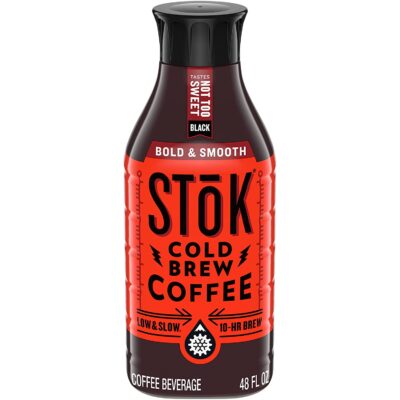 SToK Cold Brew Coffee, Not Too Sweet, 48 oz. Bottle