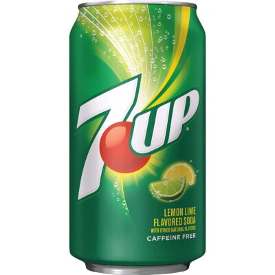 7UP Lemon Lime Soda, Naturally Flavored and Caffeine Free, 12 Fl Oz Cans (pack of 12)