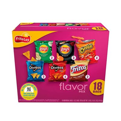 Frito-Lay Flavor Mix Variety Pack, 18 Count (Pack of 1) (Assortment May Vary)