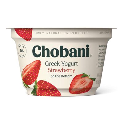 Chobani® Non-Fat Greek Yogurt Peach on the Bottom 5.3oz