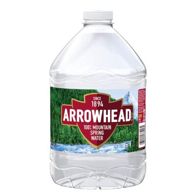 Arrowhead Brand 100% Mountain Spring Water, 101.4-Ounce Plastic Jug