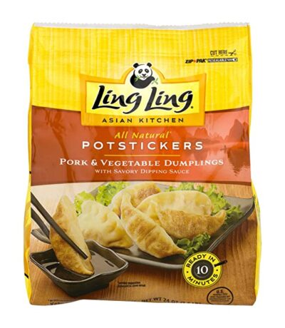 LING Potstickers Frozen Pork & Vegetable 24 Ounce